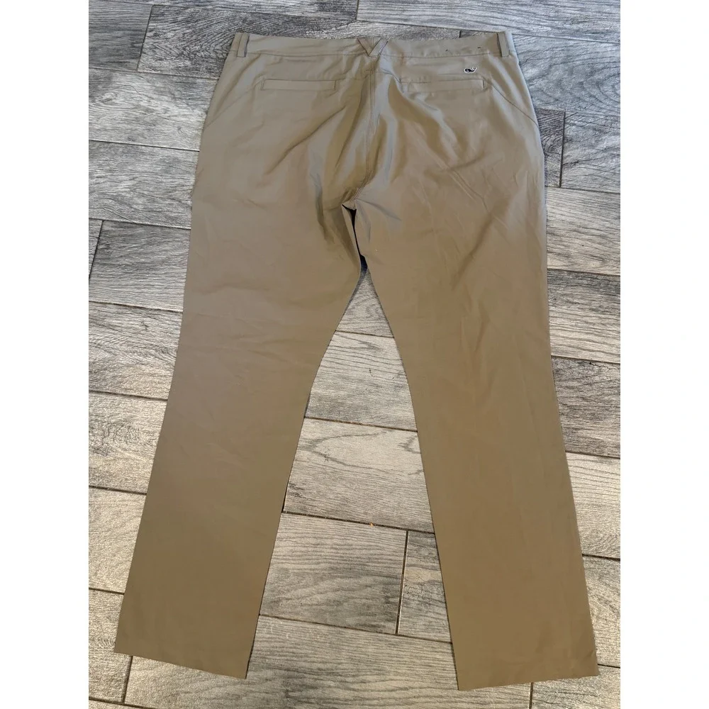 Vineyard Vines Fairway Pants 40x32 Khaki Performance Stretch Mens Chino 40 x 32